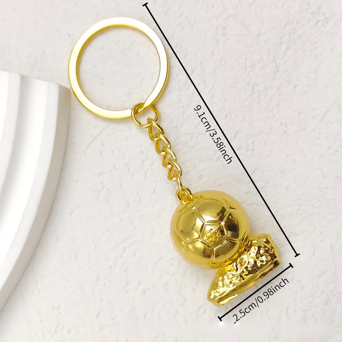 2026 New Soccer Trophy Keychain