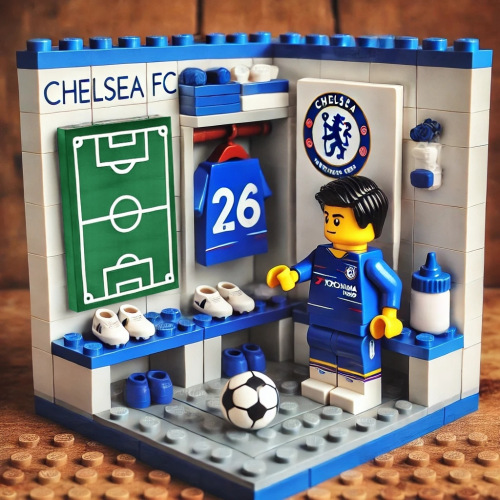 2026 New Soccer Team Locker Room Building Blocks