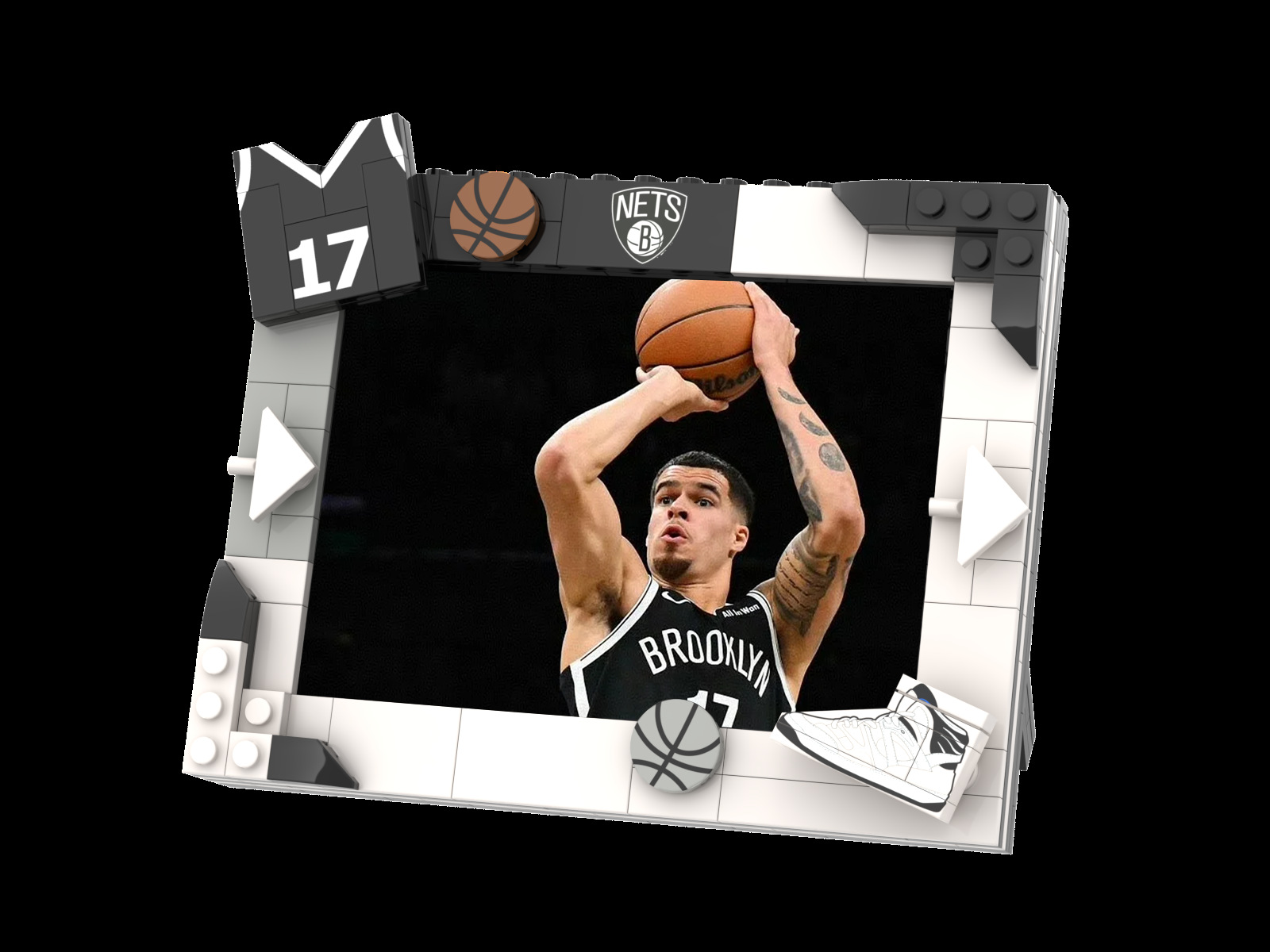 2026 Basketball Team Commemorative Photo Frame Building Blocks