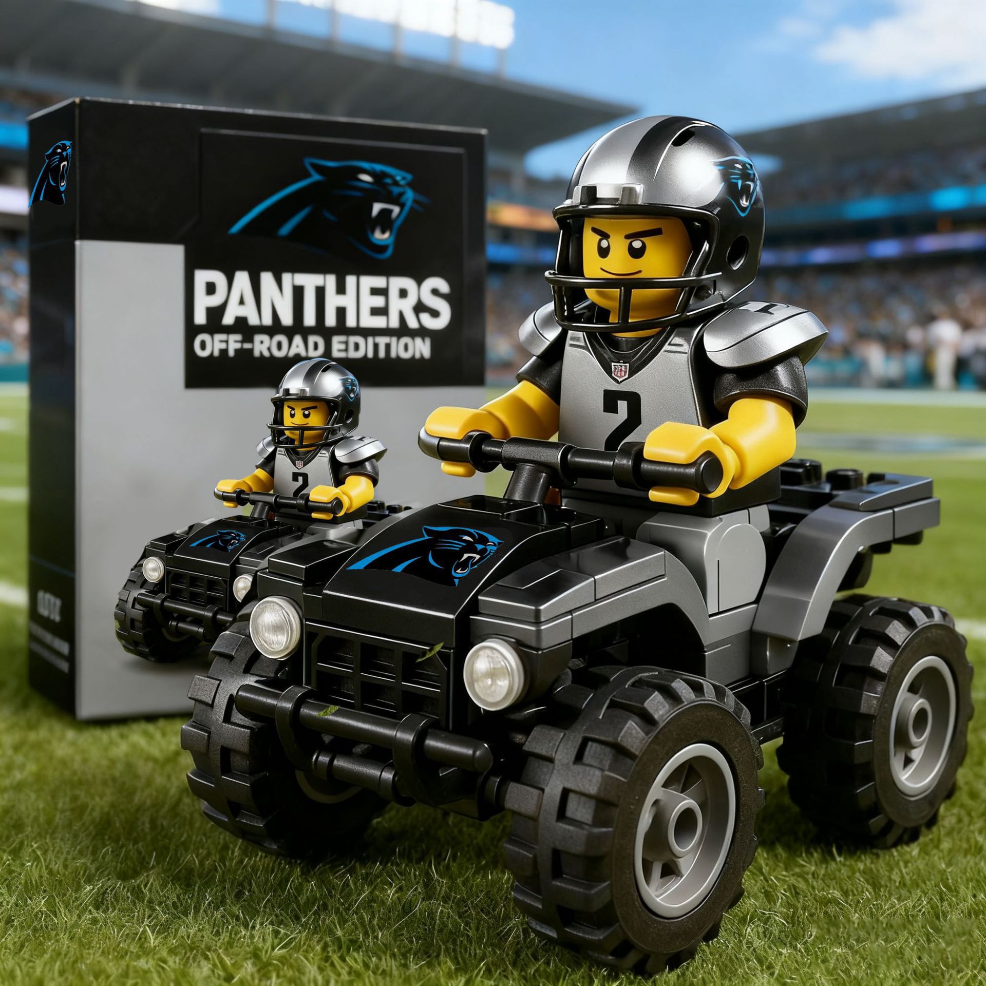 2026 New Football Team All-Terrain Vehicle Building Blocks