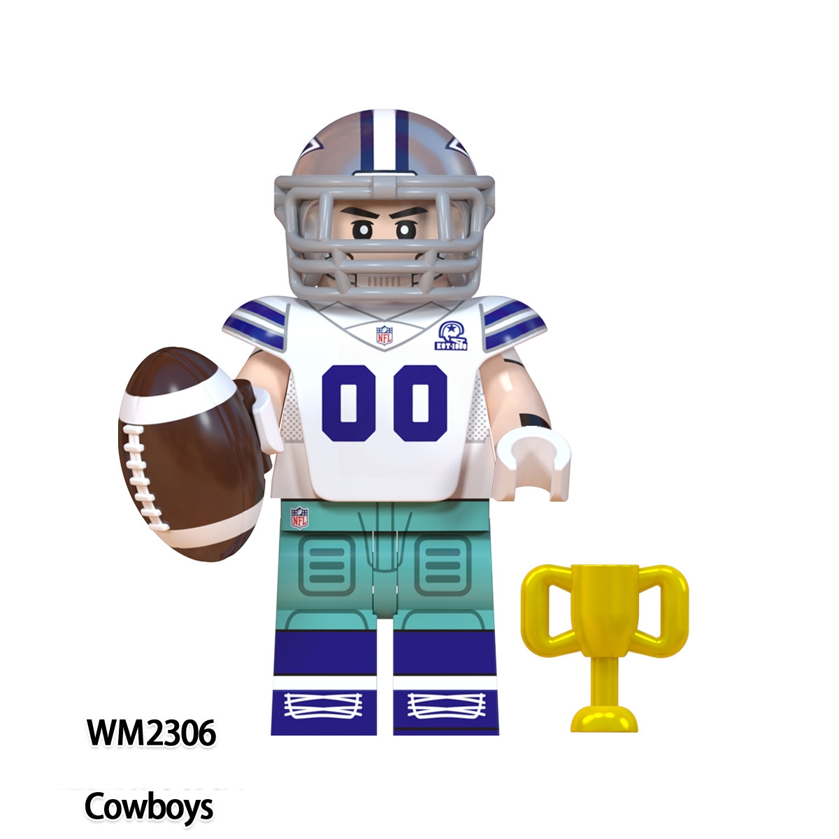 2026 New Football Team Figure Building Blocks