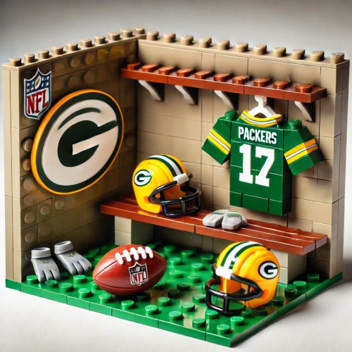 2026 New Football Team Locker Room Building Blocks