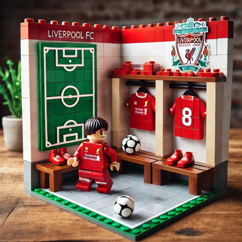 2026 New Soccer Team Locker Room Building Blocks