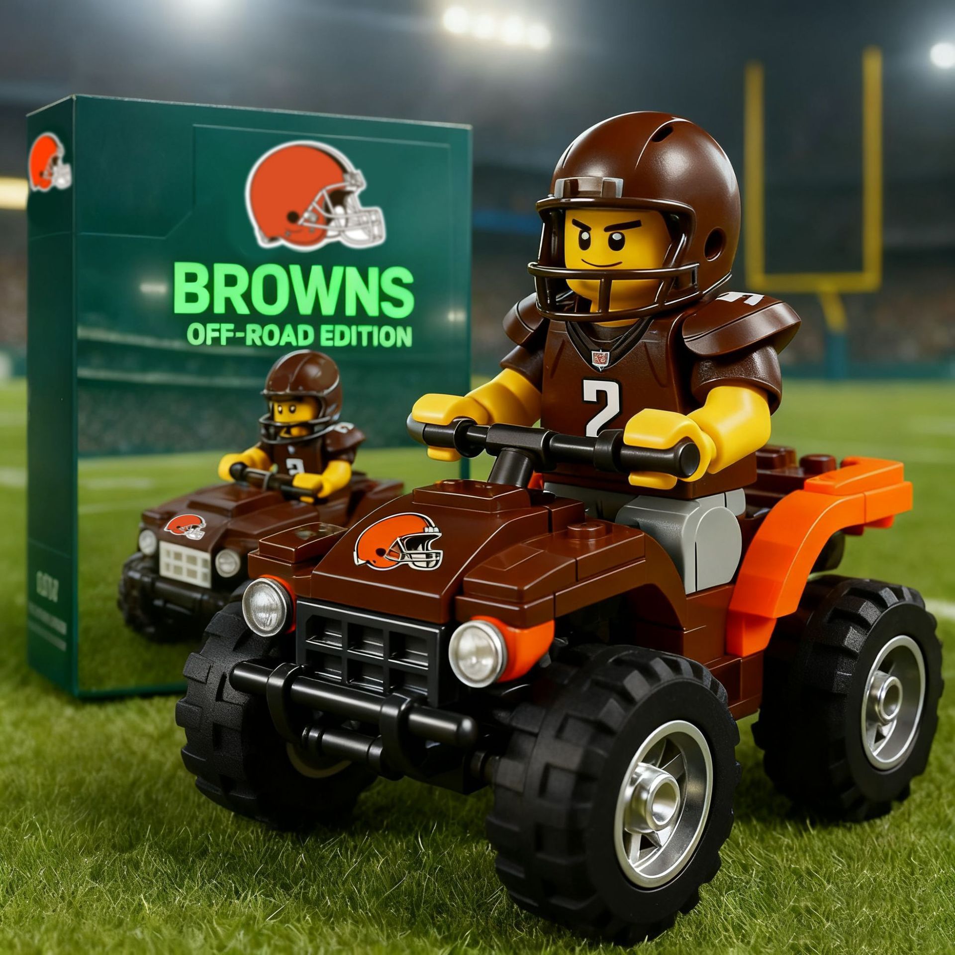 2026 New Football Team All-Terrain Vehicle Building Blocks