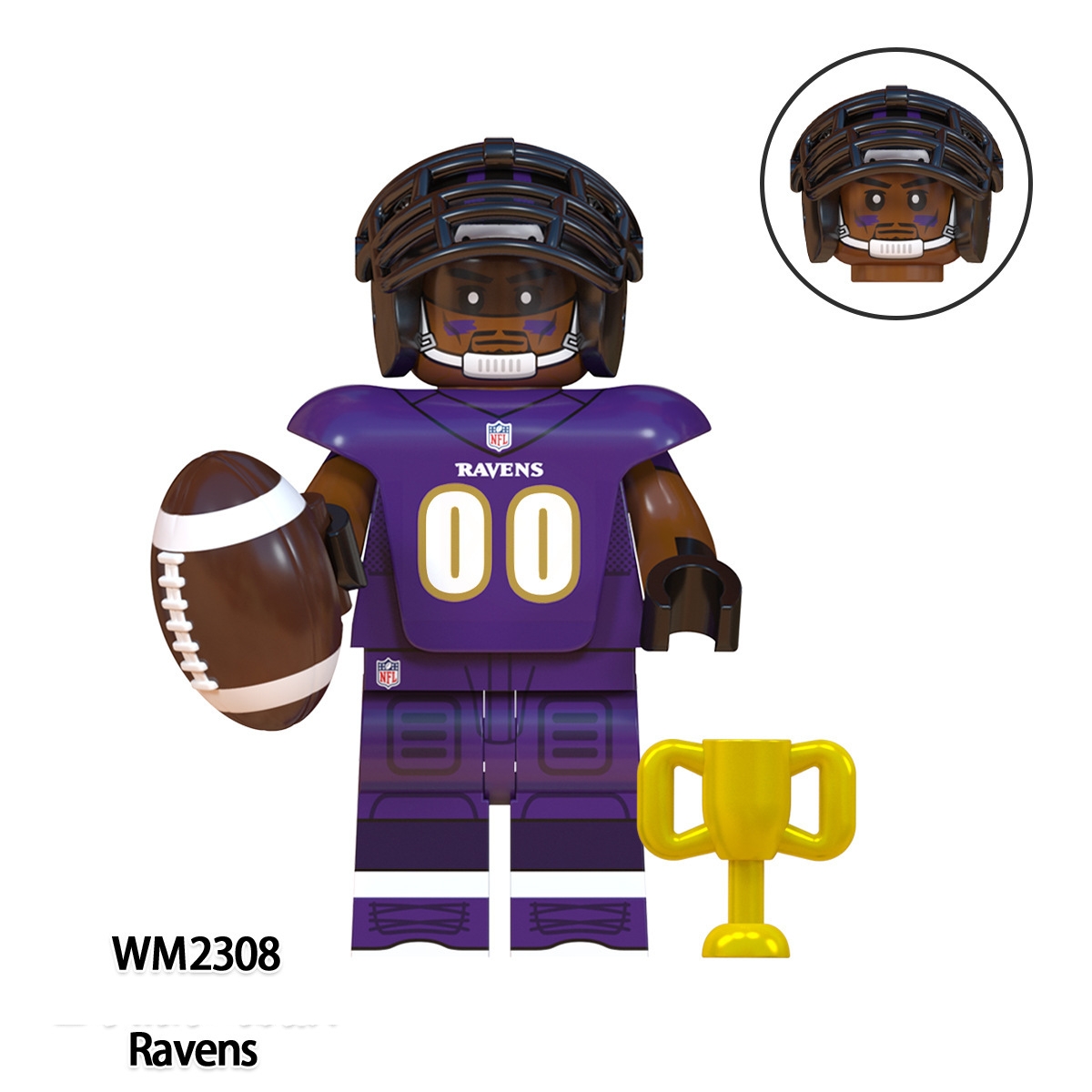 2026 New Football Team Figure Building Blocks