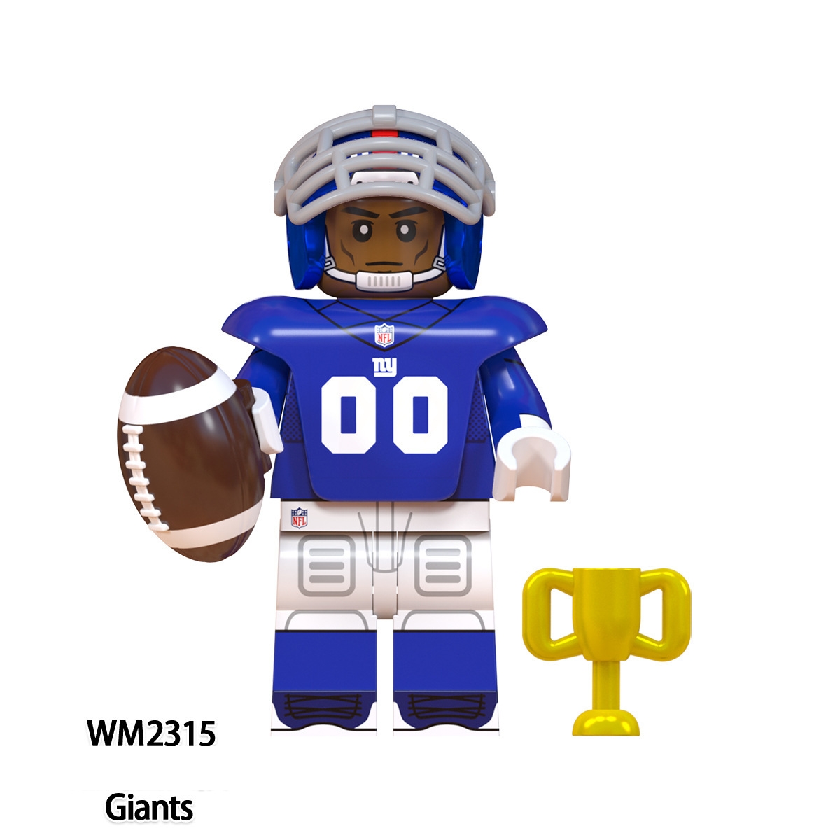 2026 New Football Team Figure Building Blocks