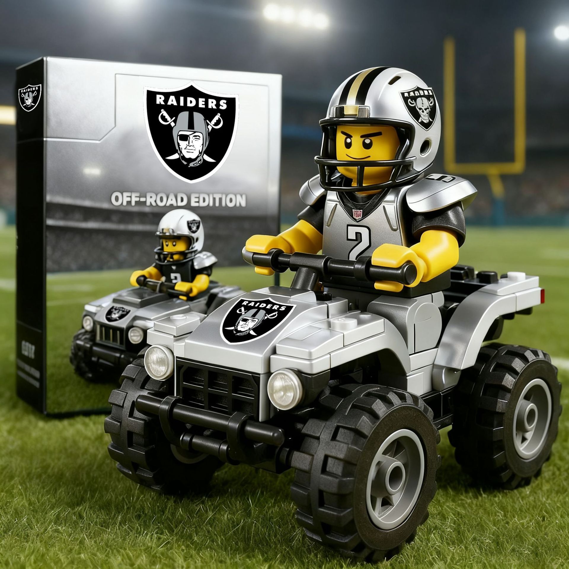 2026 New Football Team All-Terrain Vehicle Building Blocks