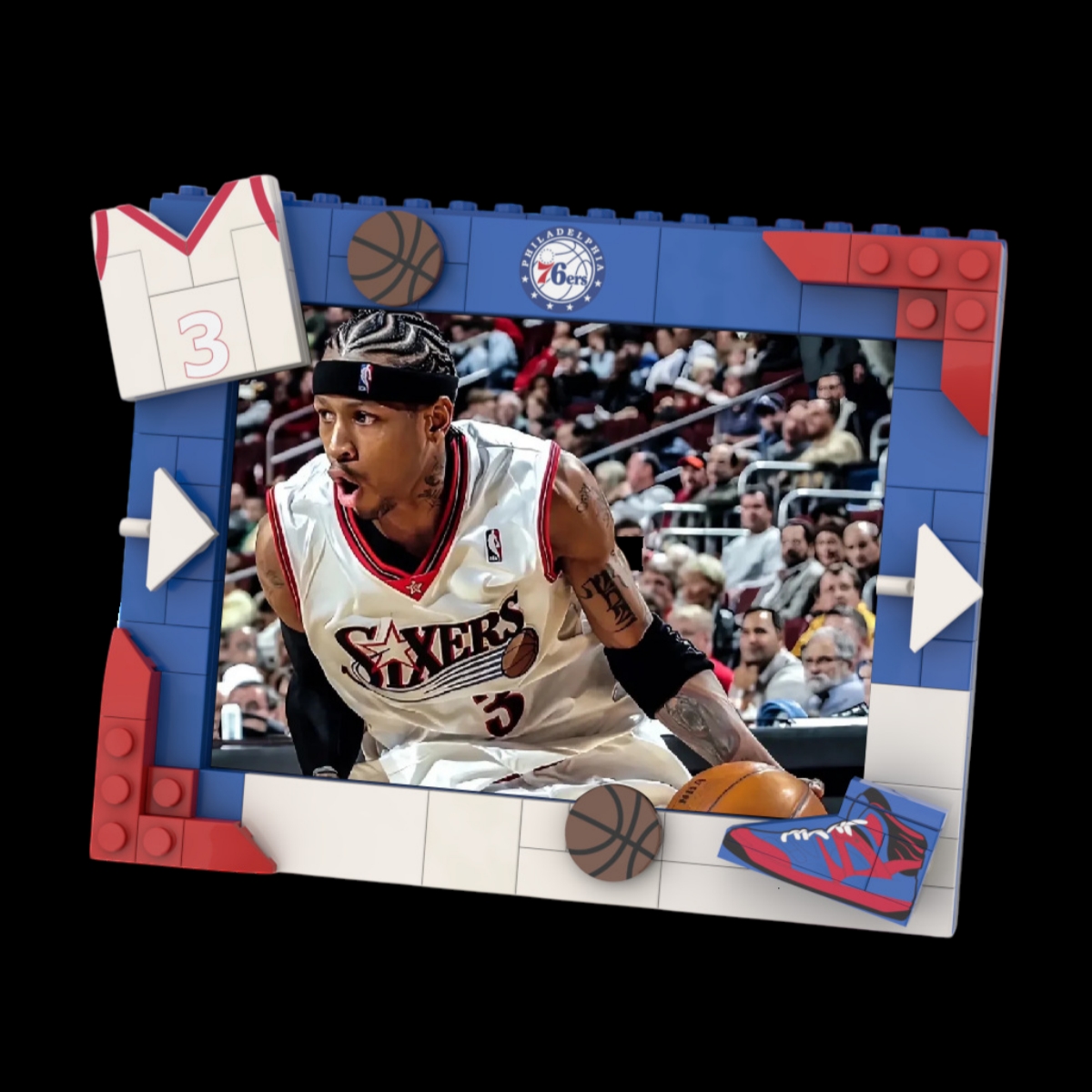 2026 Basketball Team Commemorative Photo Frame Building Blocks