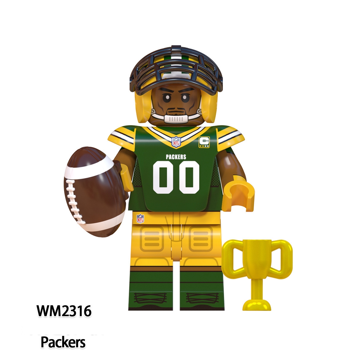 2026 New Football Team Figure Building Blocks