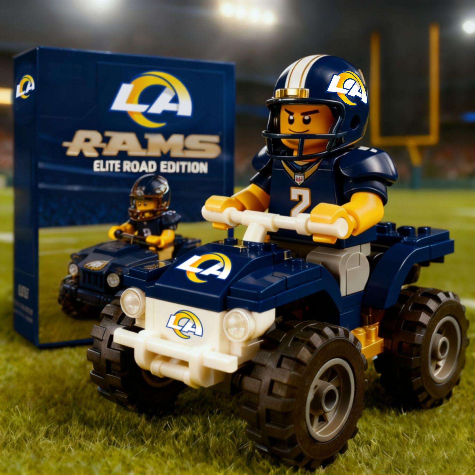 2026 New Football Team All-Terrain Vehicle Building Blocks