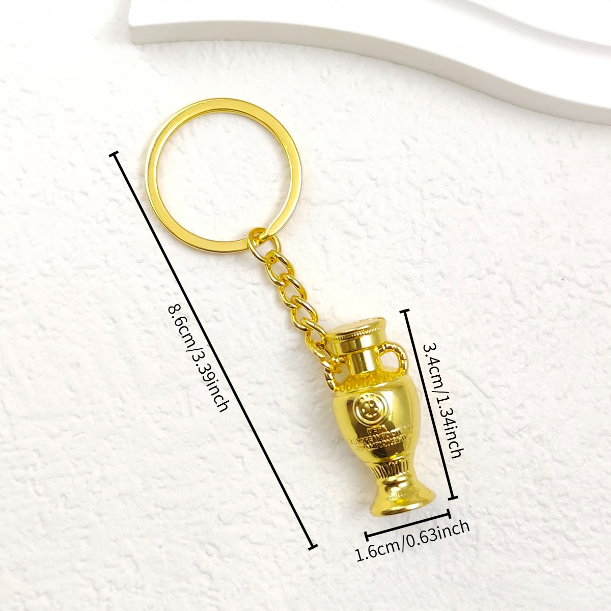 2026 New Soccer Trophy Keychain