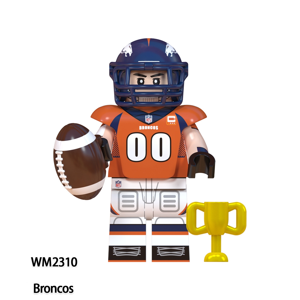 2026 New Football Team Figure Building Blocks