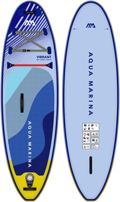 Aqua Marina Vibrant 2,4 m Youth All Around Series aufblasbares Stand - Up - Paddle - Board-Roomoli