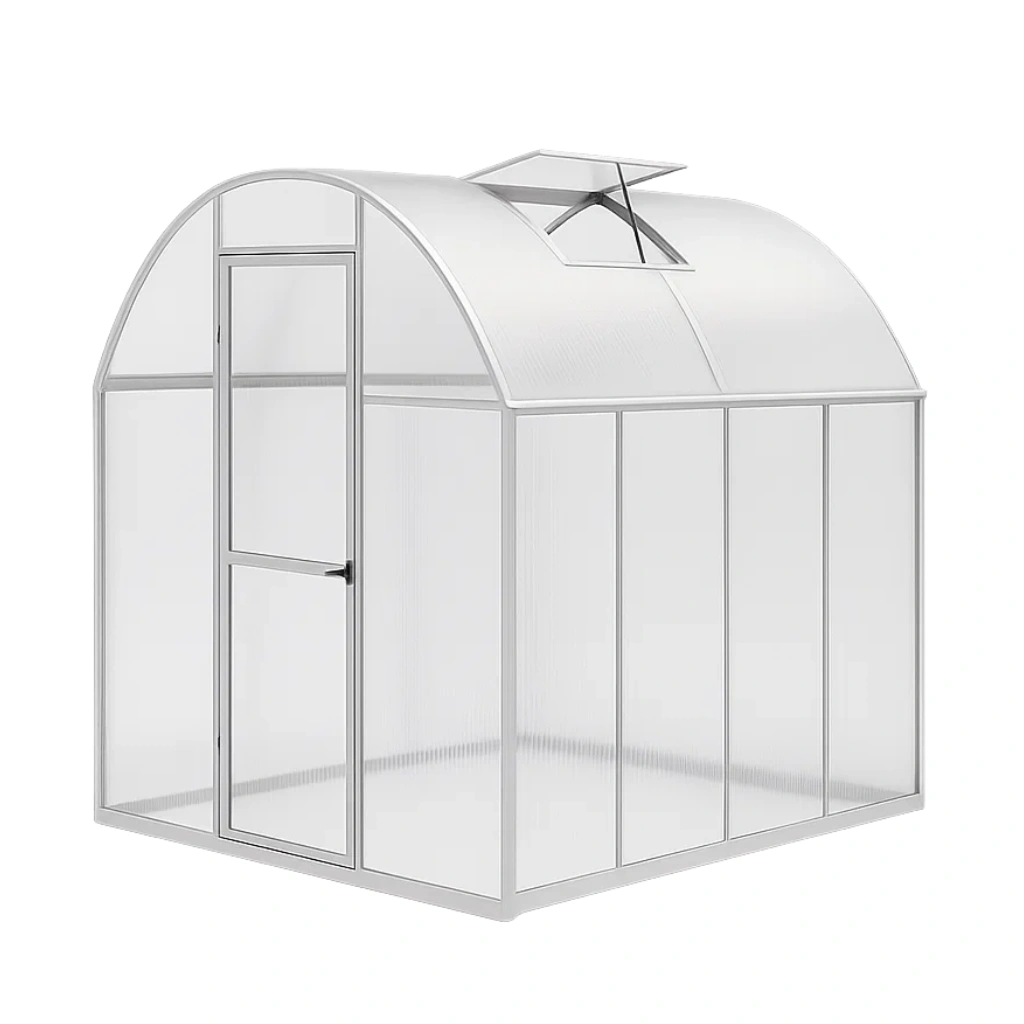 Serra da giardino in Policarbonato con Struttura in Alluminio-Mobiliara