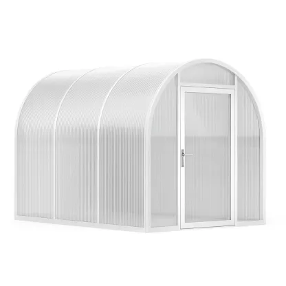 Serra da giardino in Alluminio con Policarbonato Trasparente 300×200×200 cm-Mobiliara