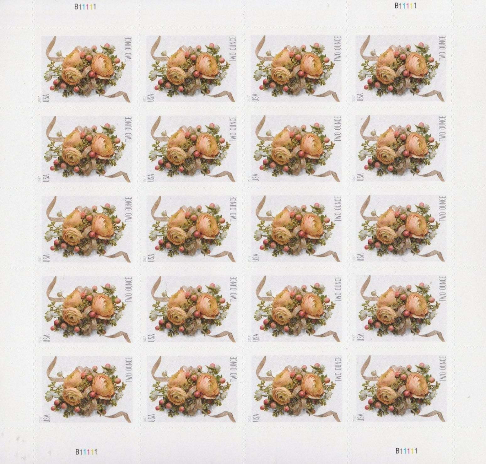 Celebration Corsage Two Ounce Forever First Class Postage Stamps image 0