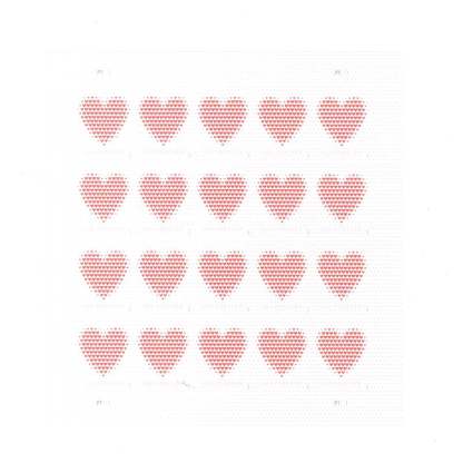 Made of Hearts Forever First Class Postage Stamps-ForeverStamps