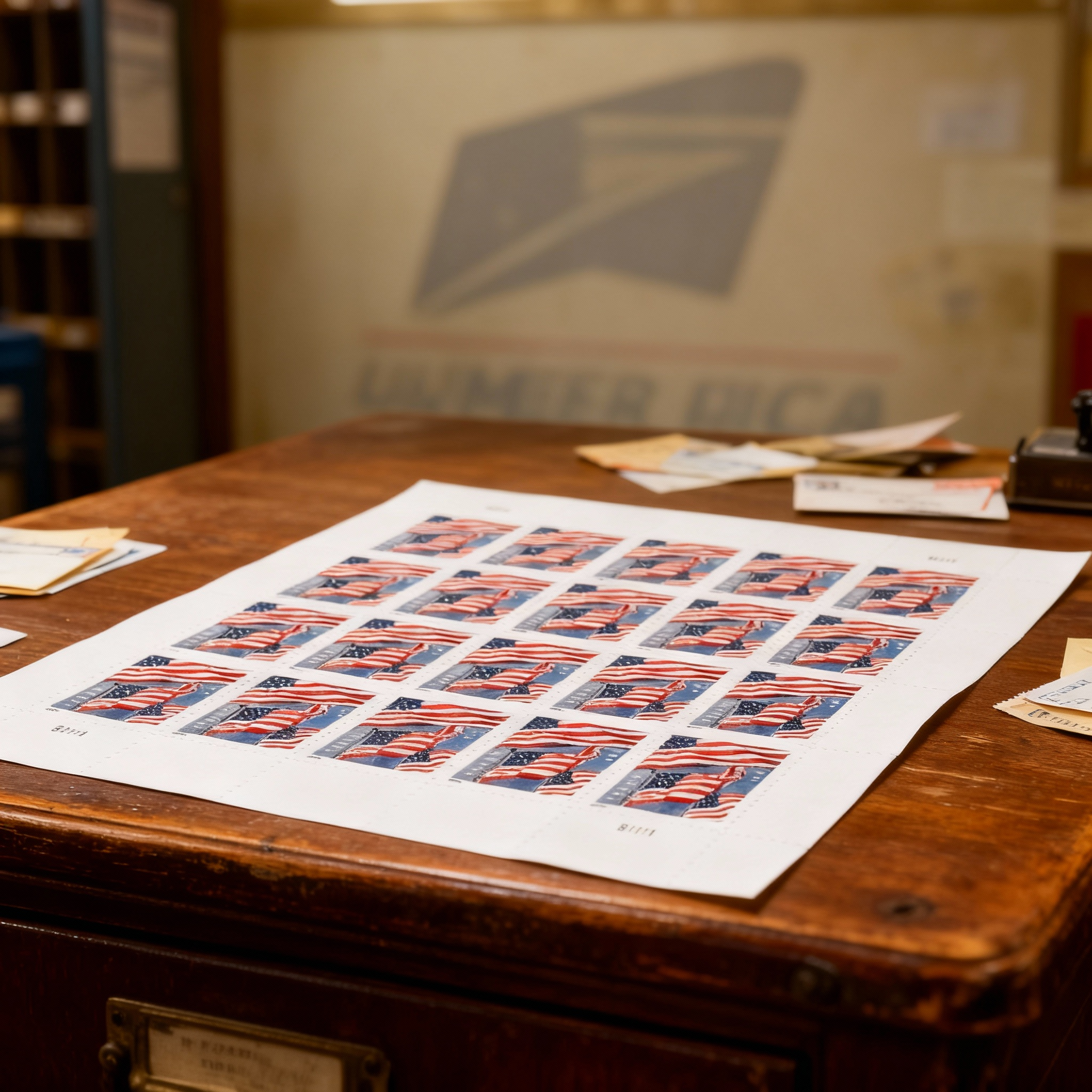 2022 US Flags Forever First Class Postage Stamps-ForeverStamps