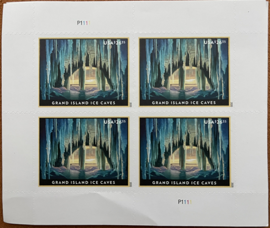 USPS Grand Island Ice Cave Express Priority Stamps-ForeverStamps