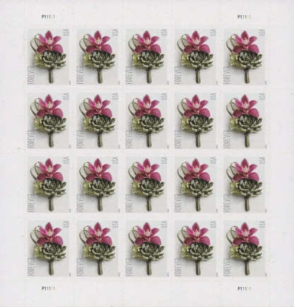 Contemporary Boutonniere Forever First Class Postage Stamps