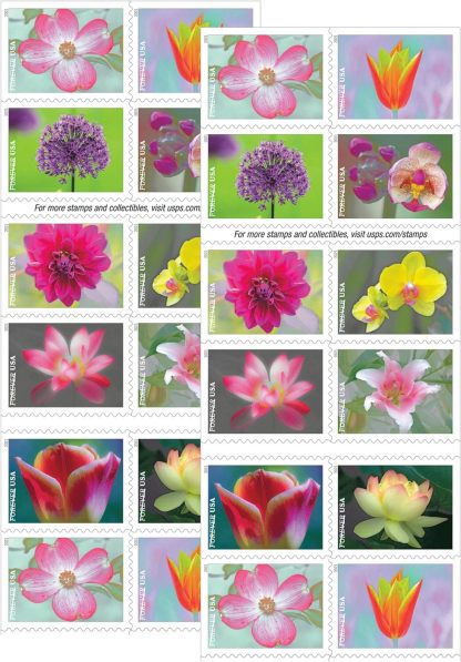 USPS Garden Beauty Forever First Class Postage Stamps image 0