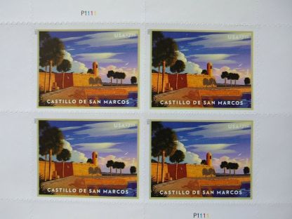 USPS Castillo de San Marcos Priority Mail Postage Stamps image 1