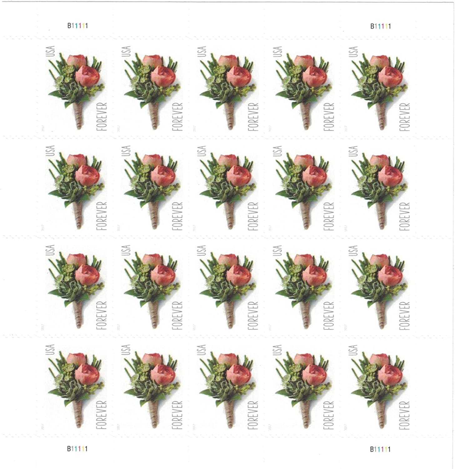 USPS Celebration Boutonniere Forever Postage Stamps-ForeverStamps