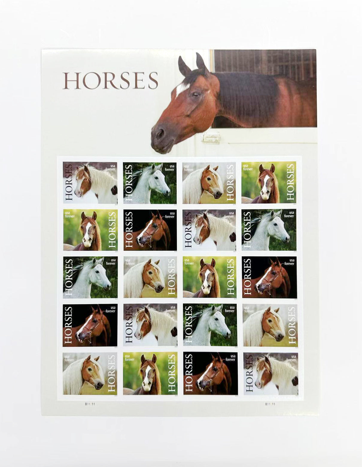 Horse Forever First Class Postage Stamps-ForeverStamps