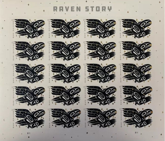 Raven Story Forever First Class Postage Stamps-ForeverStamps