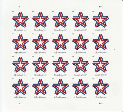 Star Ribbon Forever First Class Postage Stamps-ForeverStamps