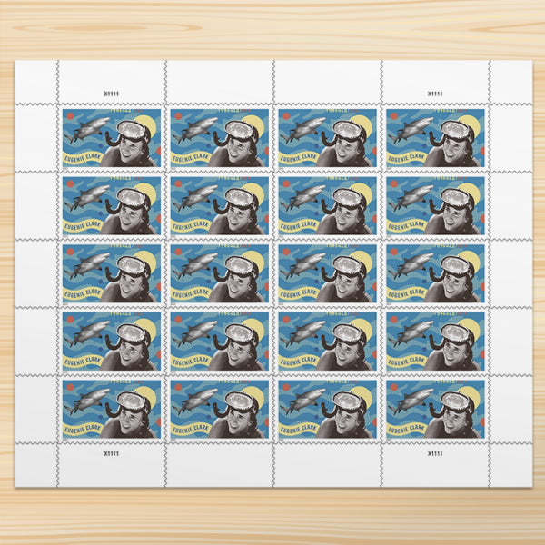 USPS Aquatic Scholar Eugenie Clark Forever First Class Postage Stamps-ForeverStamps