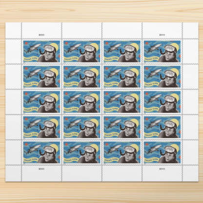 USPS Aquatic Scholar Eugenie Clark Forever First Class Postage Stamps-ForeverStamps