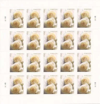2011 Wedding Rose Forever First Class Postage Stamps-ForeverStamps