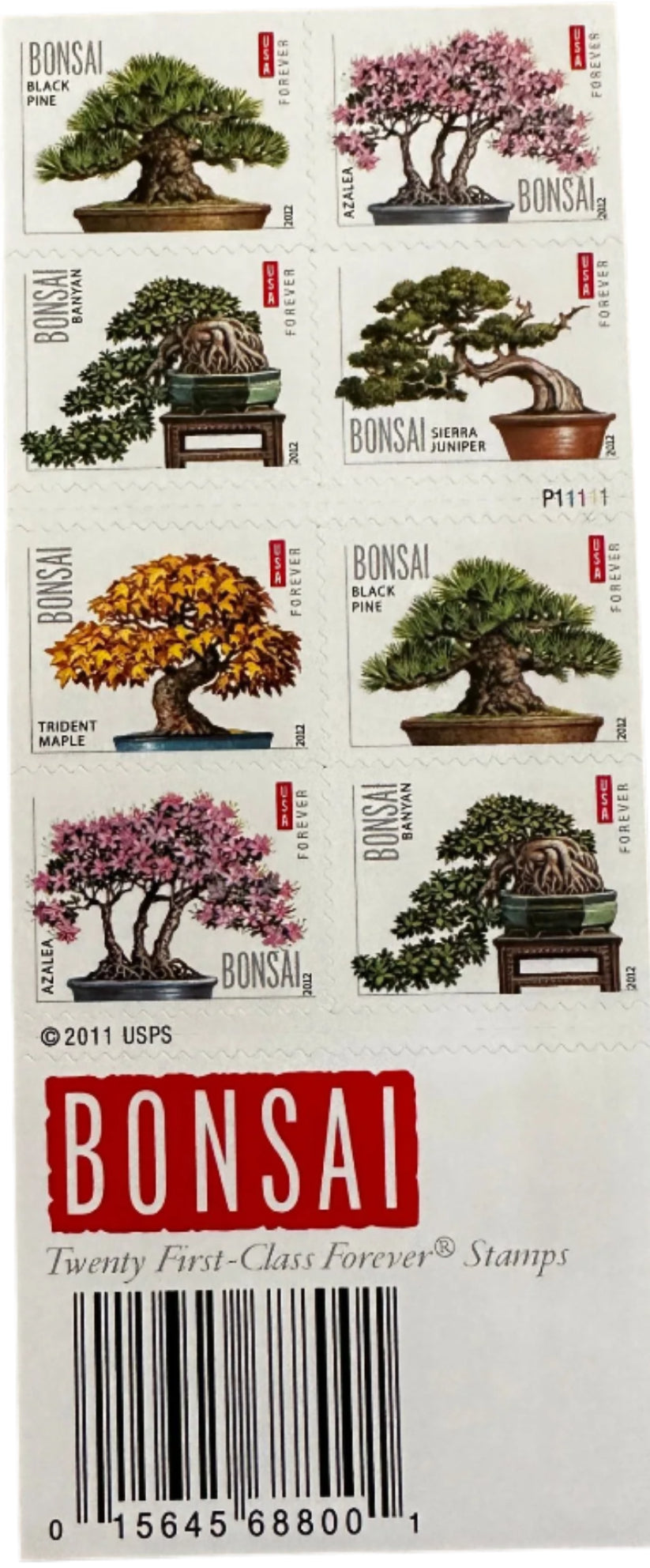 USPS Bonsai Tree Forever First Class Postage Stamps-ForeverStamps