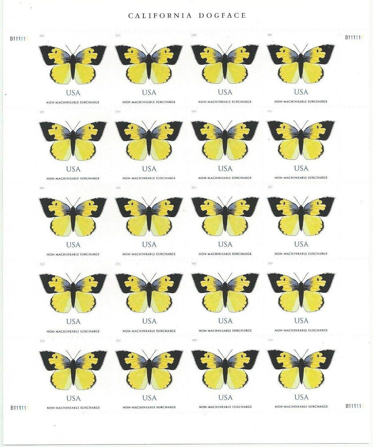 USPS California Dogface Butterfly Forever First Class Postage Stamps-ForeverStamps