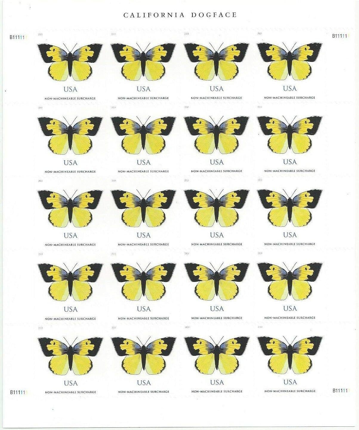 USPS California Dogface Butterfly Forever First Class Postage Stamps-ForeverStamps