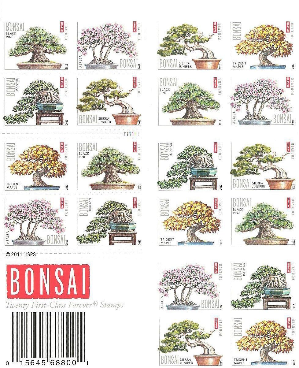 USPS Bonsai Tree Forever First Class Postage Stamps-ForeverStamps