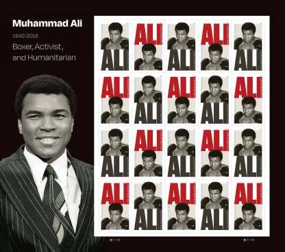 Muhammad Ali  Forever Postage Stamps USPS