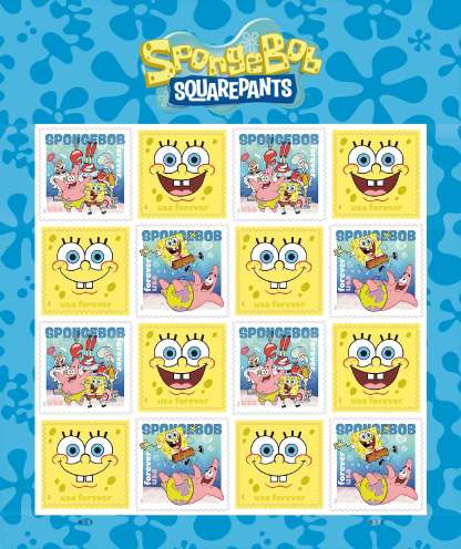 SpongeBob Squarepants Forever Stamps-ForeverStamps