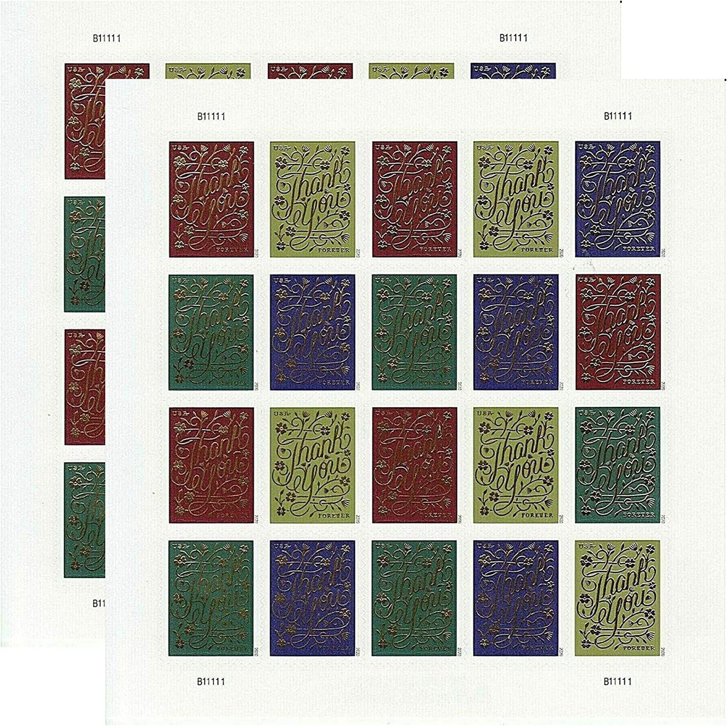 Thank You Forever First Class Postage Stamps image 0