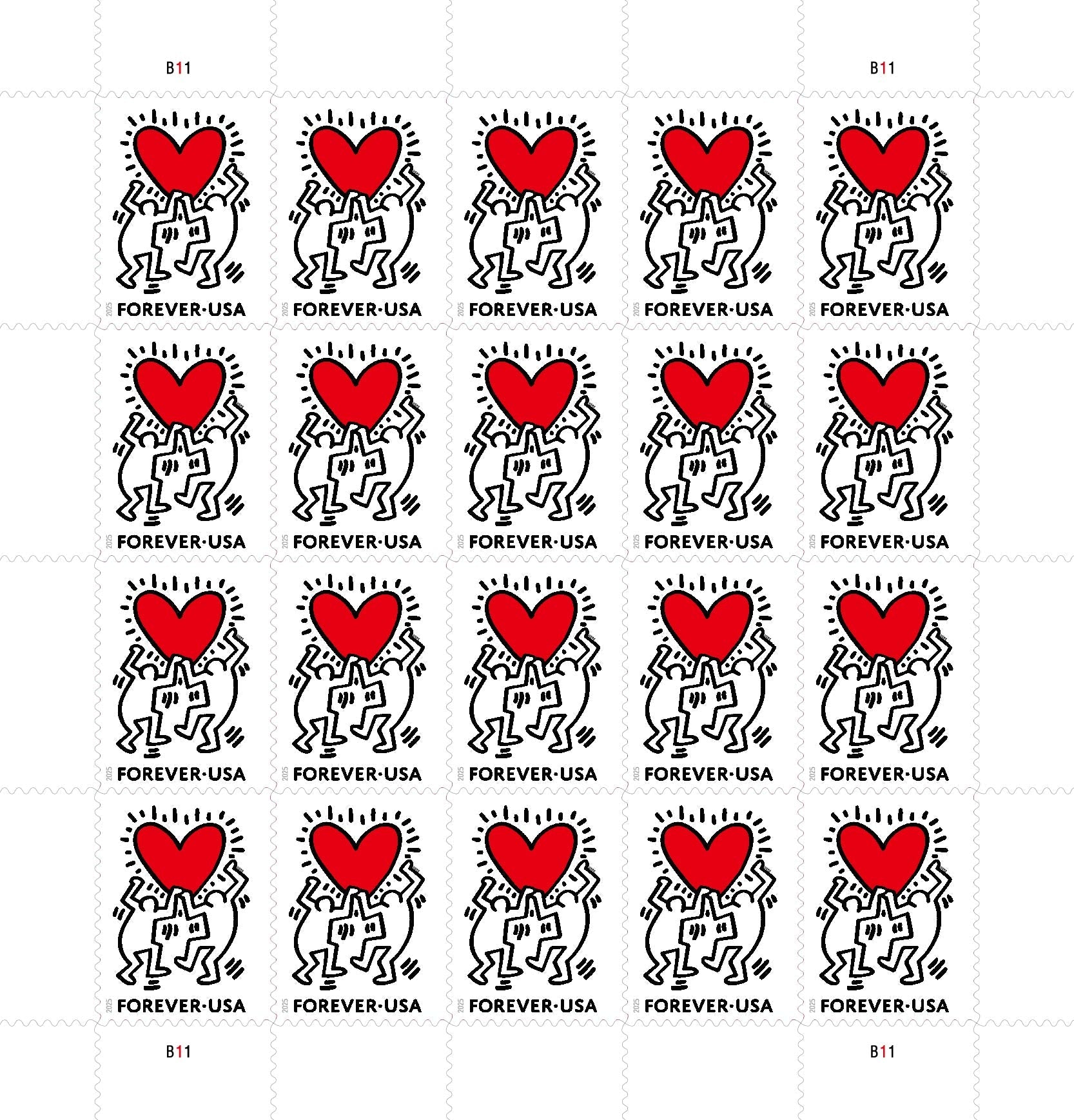 2025 Love Forever First Class Postage Stamps-ForeverStamps