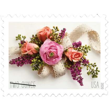 Garden Corsage Two Ounce Forever First Class Postage Stamps image 2