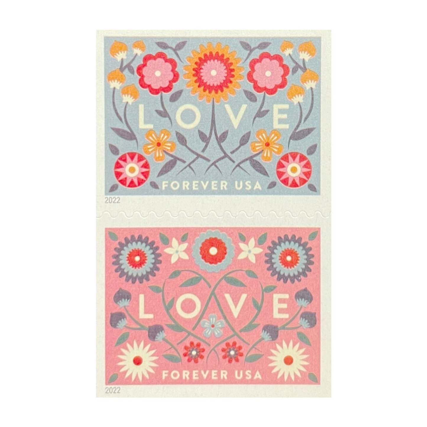 2022 Love Forever First Class Postage Stamps image 1