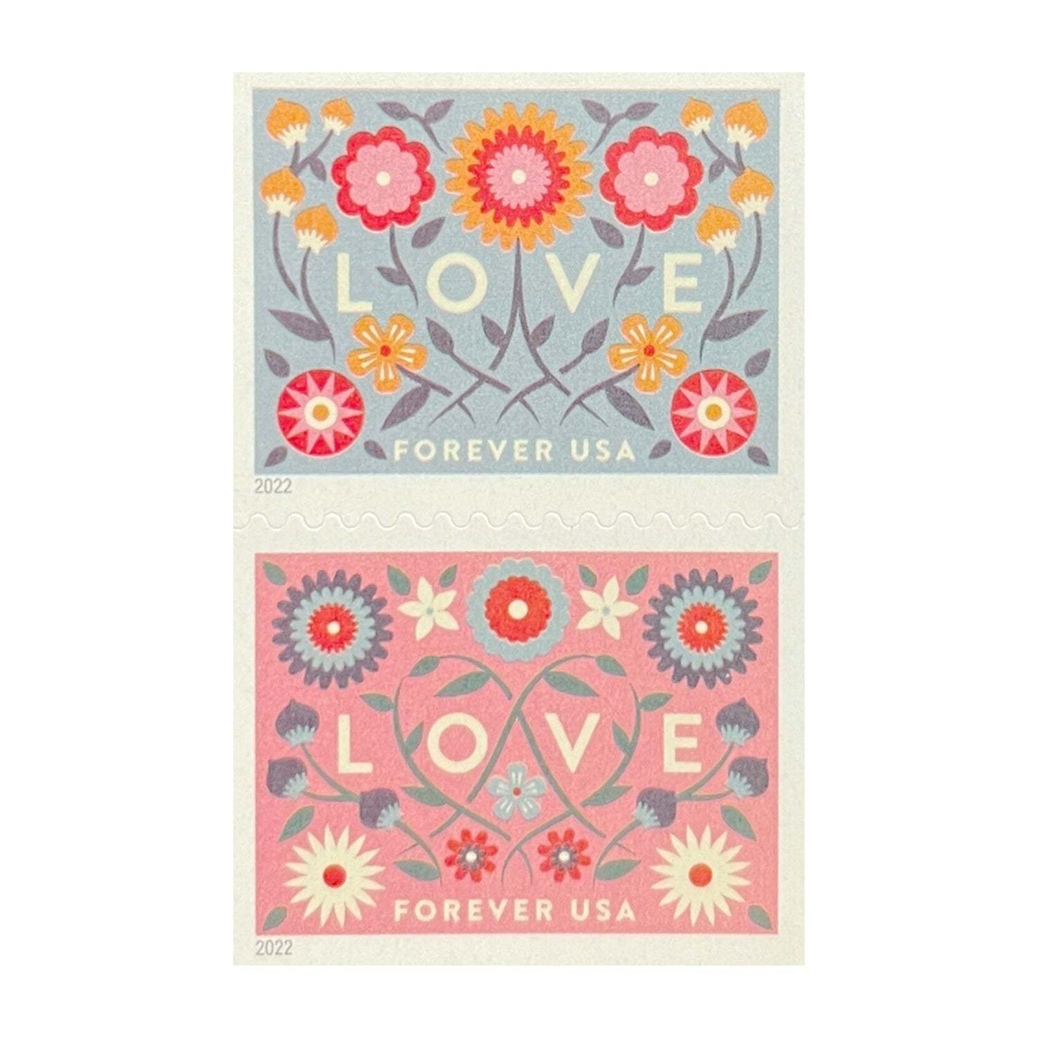 2022 Love Forever First Class Postage Stamps image 1