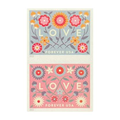 2022 Love Forever First Class Postage Stamps image 1