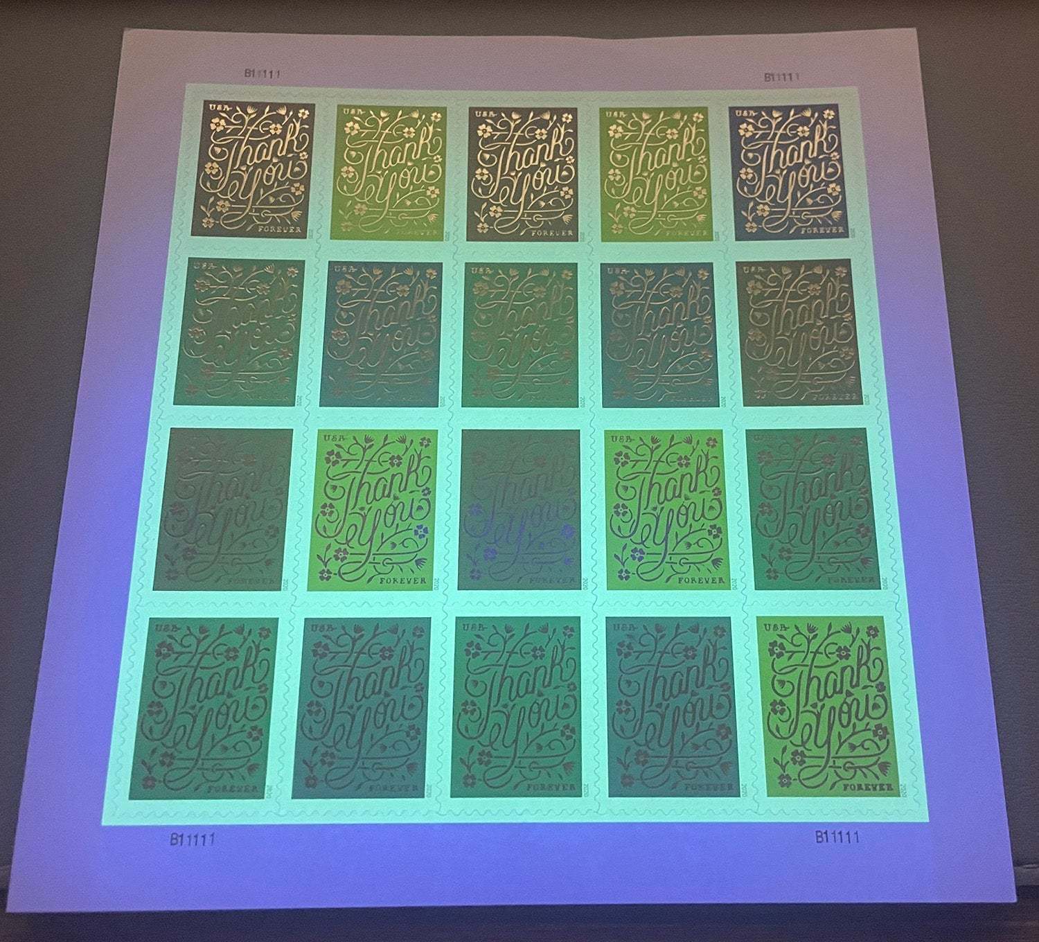 Thank You Forever First Class Postage Stamps image 1