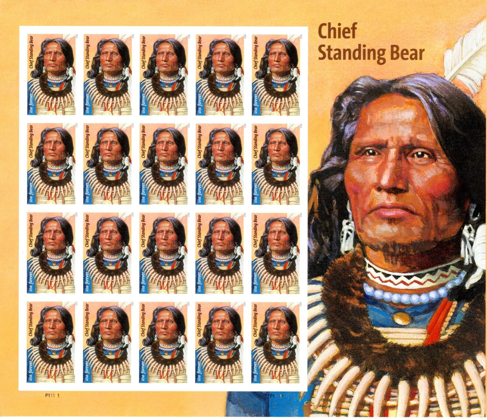 USPS Chief Standing Bear USPS Forever Postage Stamps-ForeverStamps