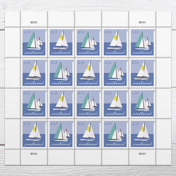 2023 Sailboats Forever Postcard Stamps image 0