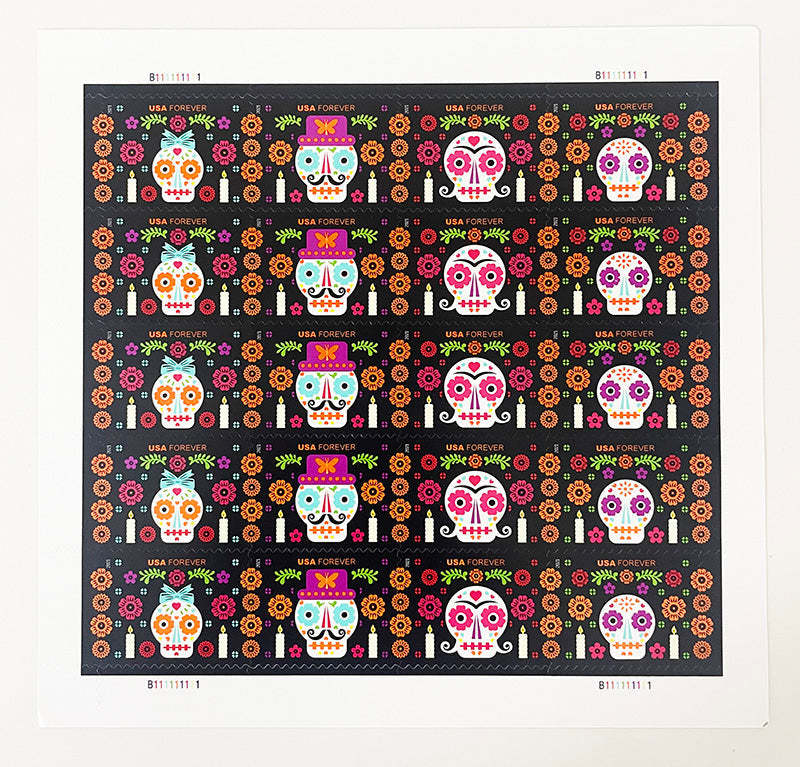 Day of the Dead  Forever First Class Postage Stamps image 0