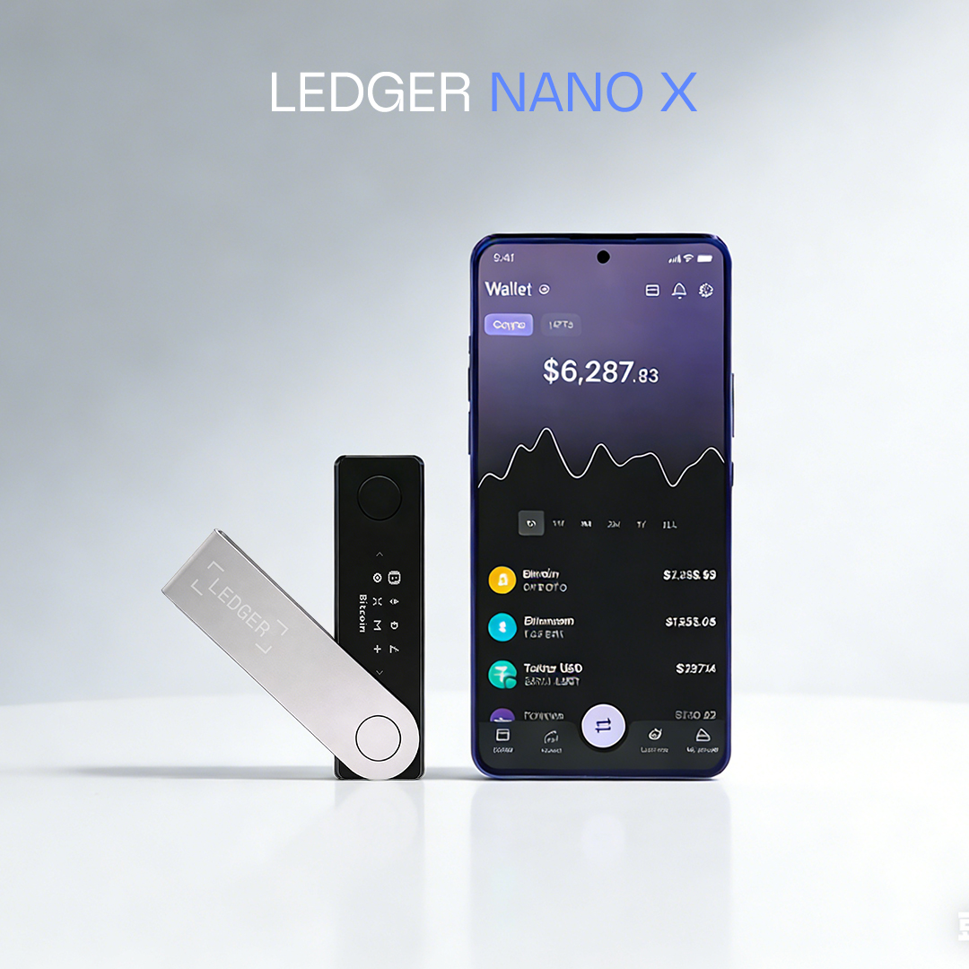 Ledger Nano X – Bluetooth Crypto Hardware Wallet